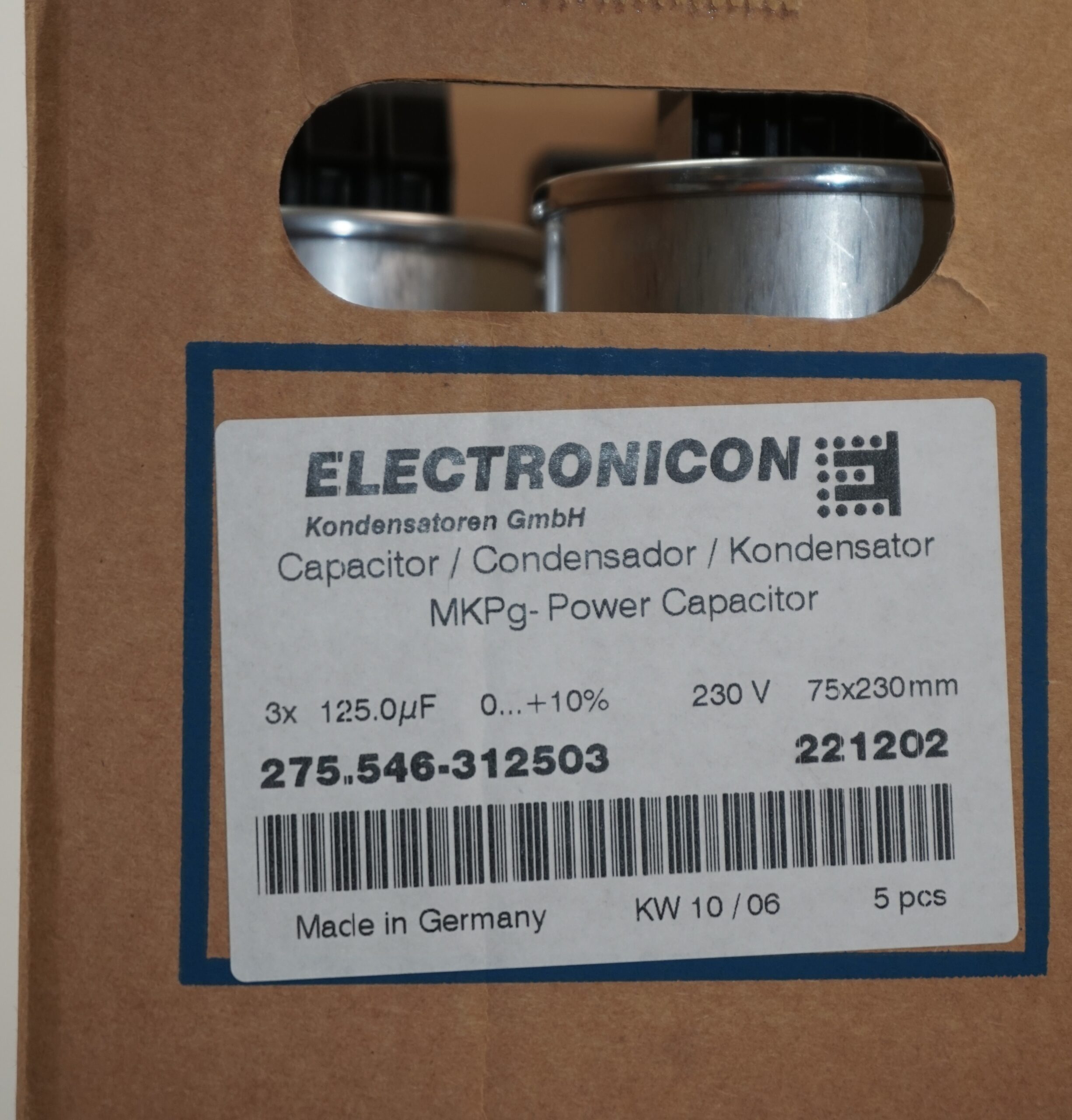 DC-Capacitors - ELECTRONICON Kondensatoren GmbH