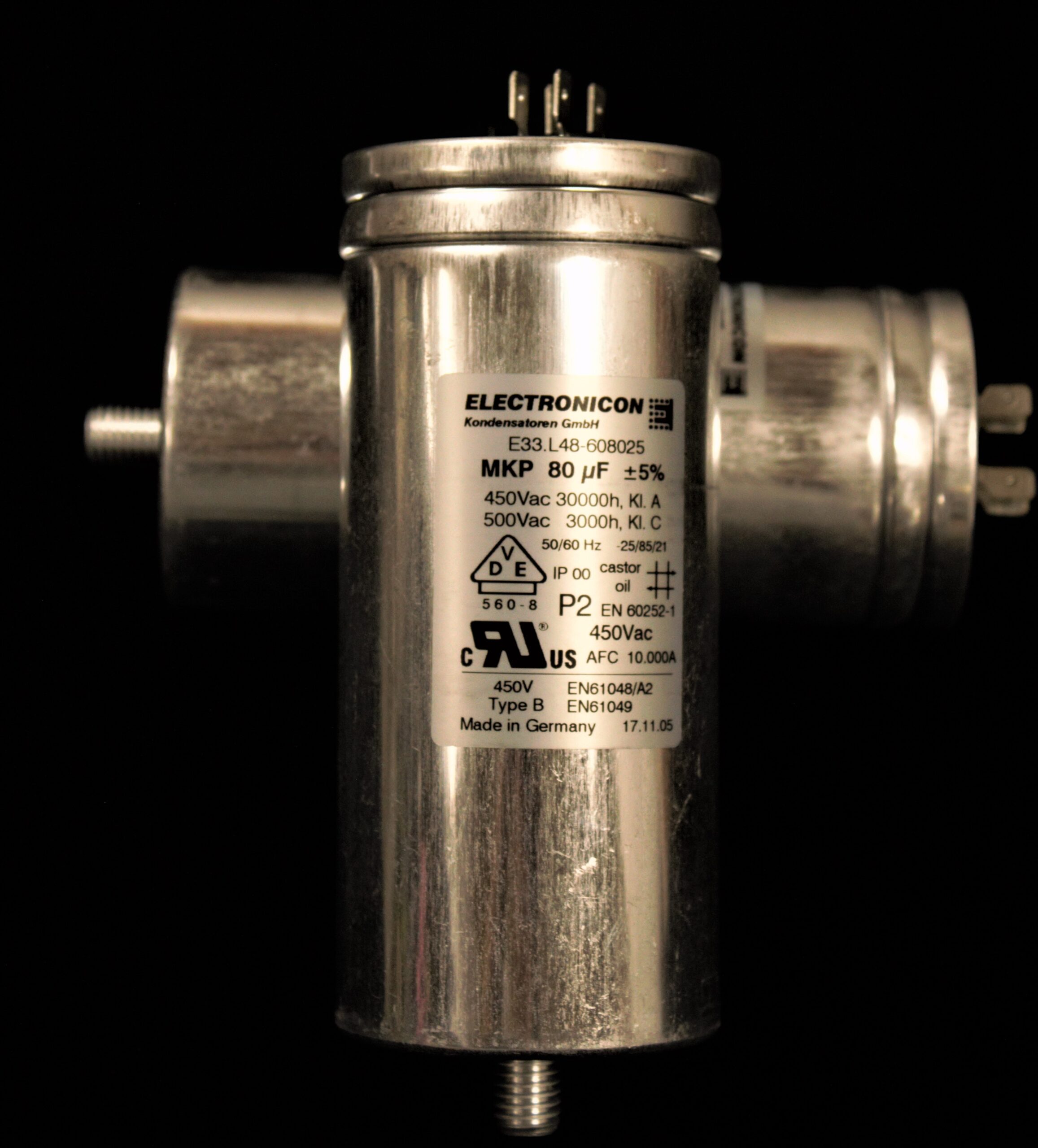 Electronicon Capacitor E33.L48.608025/22001 - UPE Inc.